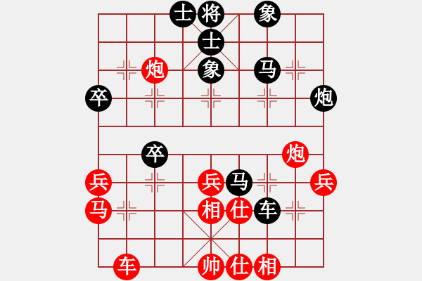 象棋棋譜圖片：黑糊糊黑糊(7段)-負(fù)-楠溪帥哥(5段) - 步數(shù)：40 