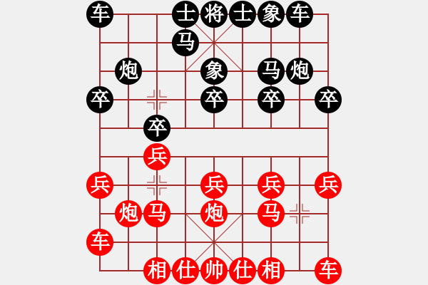 象棋棋譜圖片：bbboy002(初級)-勝-觀弈居士(7級) - 步數(shù)：10 