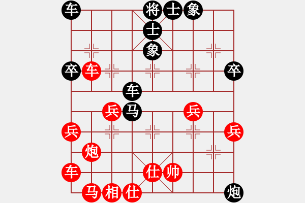 象棋棋譜圖片：連劈十八刀(地煞)-負-浮沉半日閑(9星) - 步數(shù)：40 