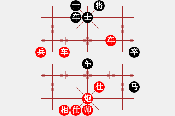 象棋棋譜圖片：houmao(3段)-勝-梁山索超(2段) - 步數(shù)：143 