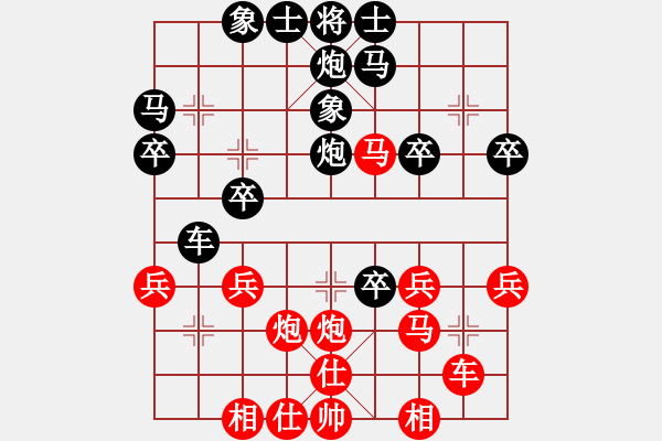 象棋棋譜圖片：先負(fù)軟件冷門著法 - 步數(shù)：36 