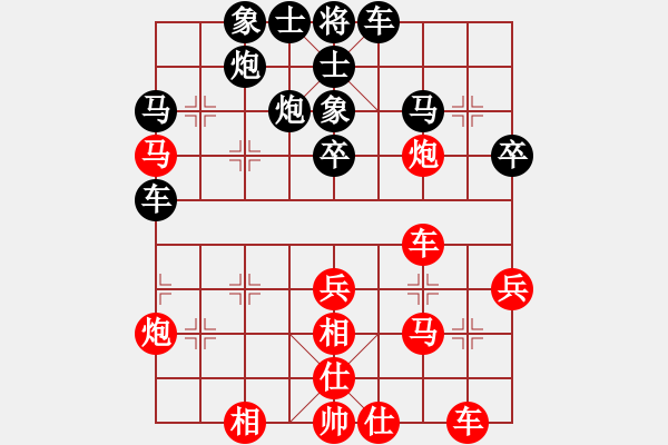 象棋棋譜圖片：2019廣西大地杯第7輪-楊宗諭後勝內(nèi)蒙古楊旭 - 步數(shù)：40 