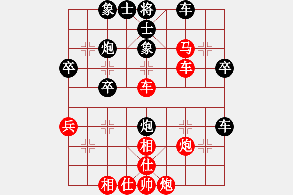 象棋棋譜圖片：傻大哥(4級(jí))-勝-czjlxwlxw(5r) - 步數(shù)：40 