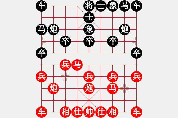 象棋棋譜圖片：葬心紅負(fù)藍(lán)湖天神〖中炮局〗｛注｝ - 步數(shù)：10 