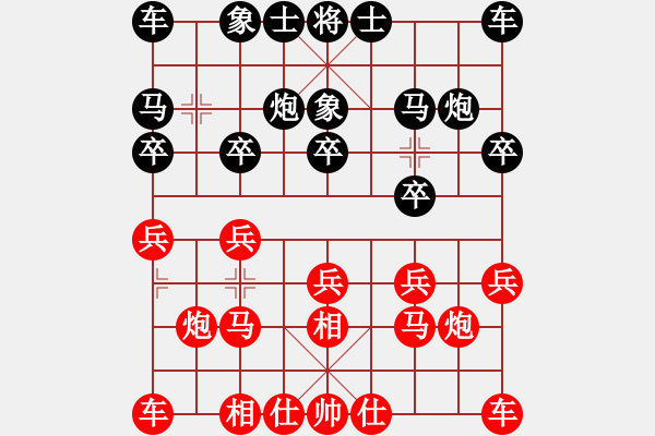 象棋棋譜圖片：第六輪5-1 蘇州戴松順先勝昆山王征 - 步數(shù)：10 