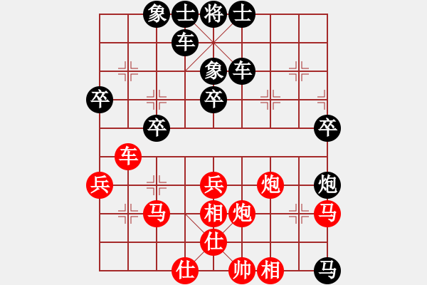 象棋棋譜圖片：黃笑(3段)-負(fù)-平時(shí)不加班(6級(jí)) - 步數(shù)：40 