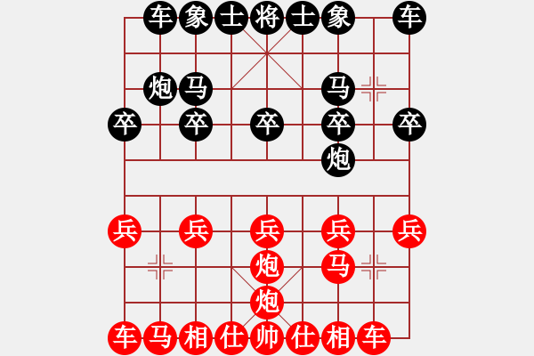 象棋棋譜圖片：Q★莂網(wǎng)尐濤[284097776] -VS- Q★倚天如夢[416588887] - 步數(shù)：10 