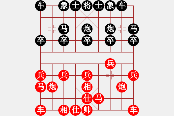 象棋棋譜圖片：侯雷雨先負甄永強 - 步數(shù)：10 