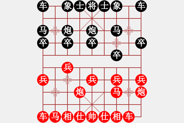 象棋棋譜圖片：吶段情(人王)-和-寶寶和乖乖(日帥) - 步數(shù)：10 