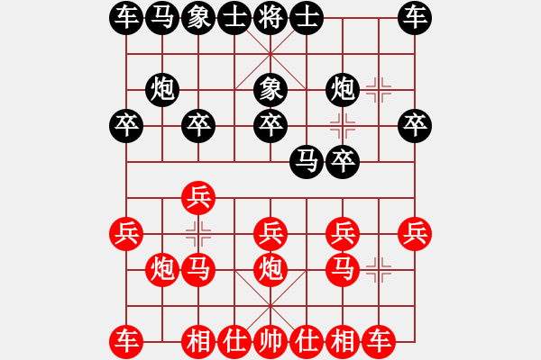 象棋棋譜圖片：鴛鴦屏風(fēng)馬(5f)-勝-棋壇老姜(2弦) - 步數(shù)：10 