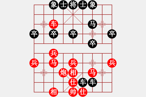 象棋棋譜圖片：第6輪 張志明 紅先勝 朱東和.XQF - 步數(shù)：31 