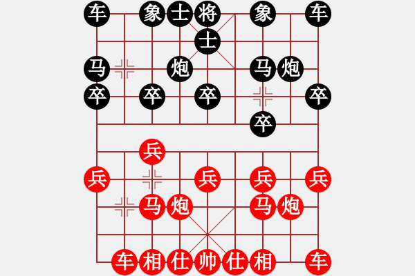 象棋棋谱图片：程吉俊 先和 郭凤达 - 步数：10 
