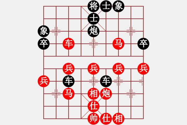 象棋棋譜圖片：兔子[912426940] -VS- 橫才俊儒[292832991] - 步數(shù)：40 