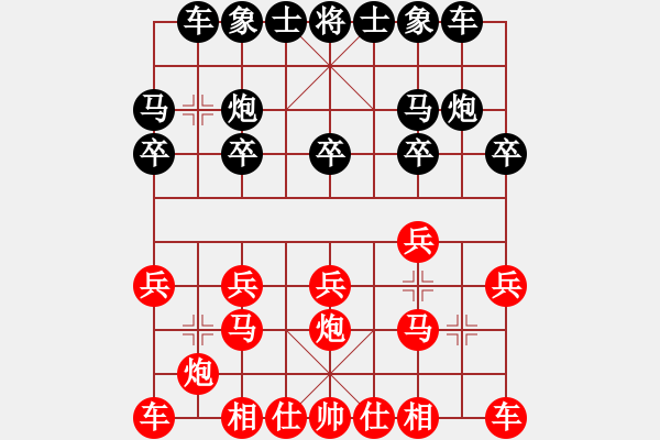 象棋棋譜圖片：天天象棋力評測太守棋狂先勝郝春濤業(yè)7-1 - 步數(shù)：10 