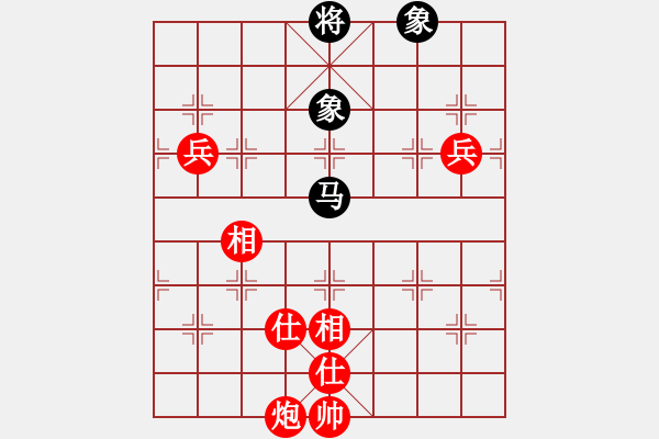 象棋棋譜圖片：當(dāng)頭炮對(duì)飛象局 朱洪檢先和徐國棟 - 步數(shù)：100 