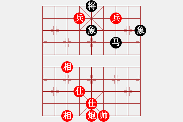 象棋棋譜圖片：當(dāng)頭炮對(duì)飛象局 朱洪檢先和徐國棟 - 步數(shù)：120 