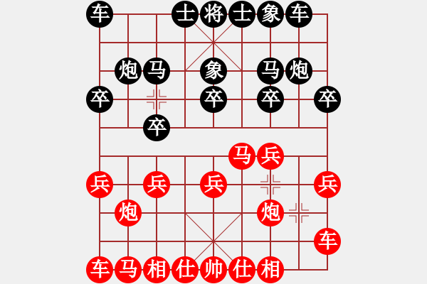 象棋棋譜圖片：扶風(fēng)聽雨(5星)-負(fù)-曹芯蓉(6弦) - 步數(shù)：10 