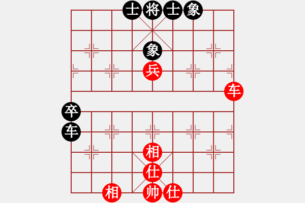 象棋棋譜圖片：退才是金：進馬送車先虛驚　進馬丟馬勝變和 - 步數：70 