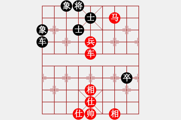 象棋棋譜圖片：黃鬧鬧(2舵)-和-bbboy002(1舵) - 步數(shù)：100 