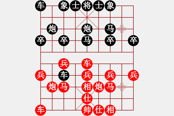 象棋棋譜圖片：穎河香梅(6段)-負(fù)-chinjin(7段) - 步數(shù)：20 