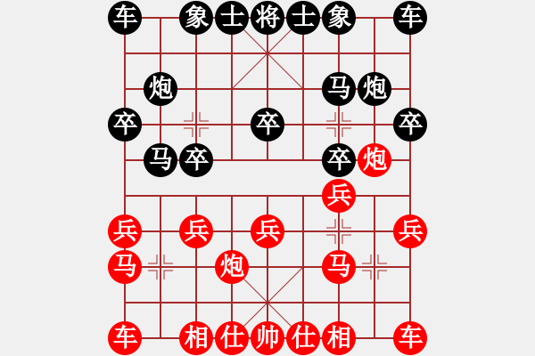 象棋棋譜圖片：《學(xué)習(xí)大師后手》★屏風(fēng)馬進(jìn)3卒上馬外盤河封車破士角炮進(jìn)三兵單提馬 - 步數(shù)：10 