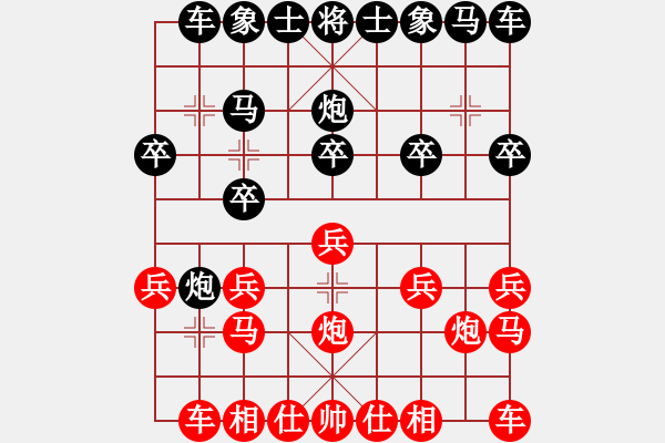 象棋棋譜圖片：超級(jí)小美妮[64231995] -VS- 棋友-無(wú)棋不友[1120639300] - 步數(shù)：10 