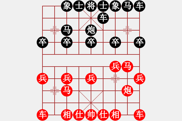 象棋棋譜圖片：小七[553023892] -VS- 橫才俊儒[292832991] - 步數(shù)：10 