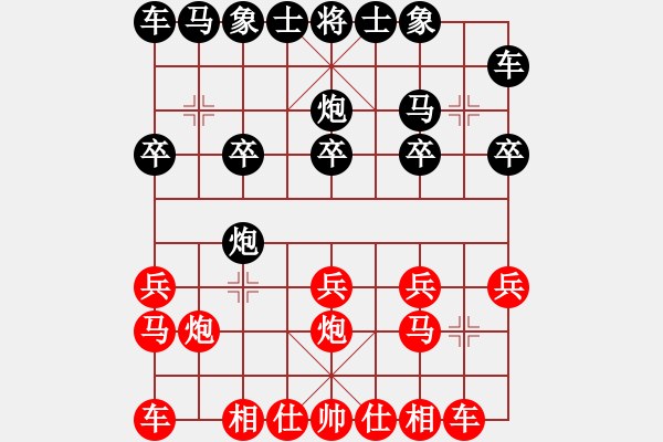 象棋棋譜圖片：qqq 勝 老寧波 - 步數(shù)：10 