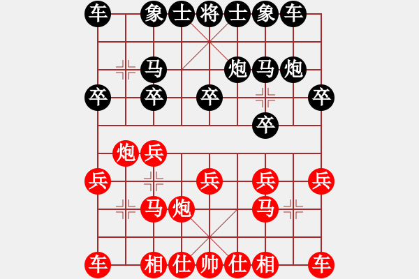 象棋棋譜圖片：隨你猜(3星)-勝-二分錢(2星) - 步數：10 