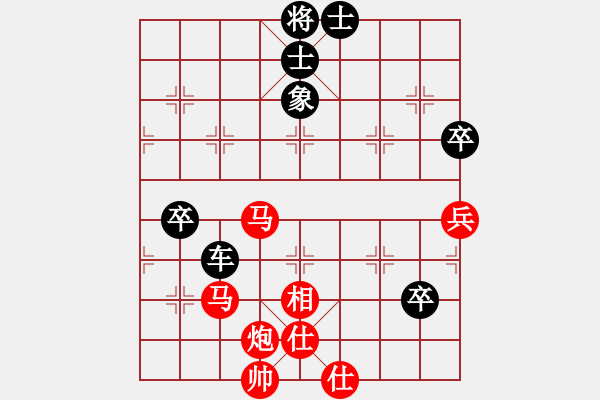 象棋棋譜圖片：云流(2舵)-勝-thiensinh(0舵) - 步數(shù)：100 