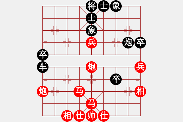 象棋棋譜圖片：云流(2舵)-勝-thiensinh(0舵) - 步數(shù)：50 