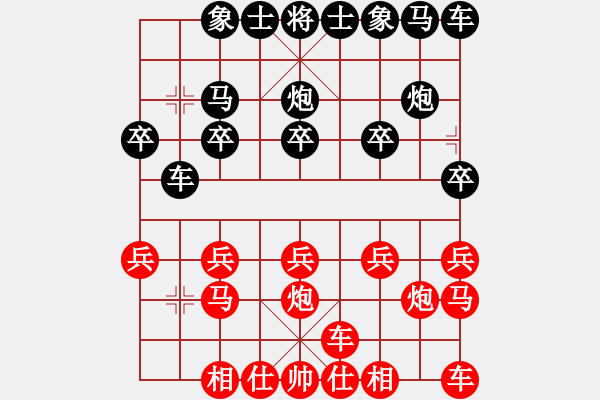 象棋棋譜圖片：11屆棗園杯9張子昭先勝薛洪林 - 步數(shù)：10 