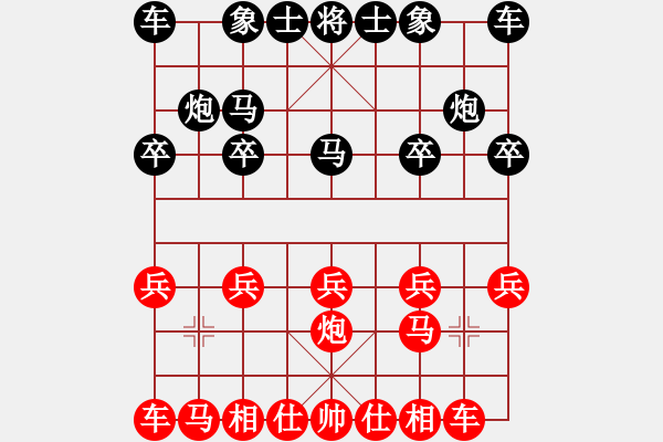 象棋棋譜圖片：皮卡丘(3段)-負-法瓣纒(4段) - 步數(shù)：10 