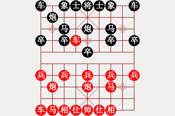 象棋棋譜圖片：橫才俊儒[292832991] -VS- 一日就是一天[346652683] - 步數(shù)：10 