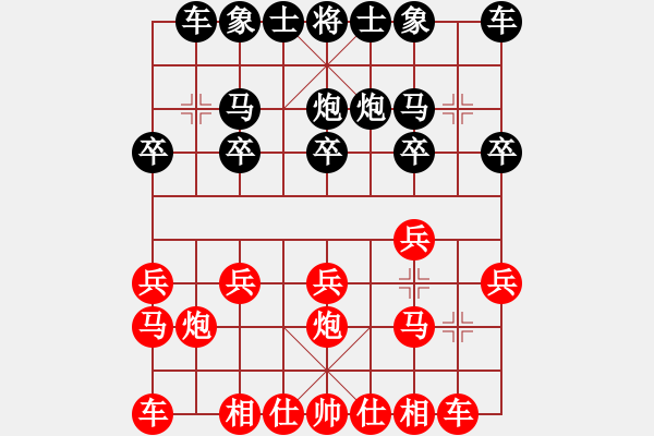 象棋棋譜圖片：葬心紅勝y火龍【中炮對(duì)列炮】 - 步數(shù)：10 