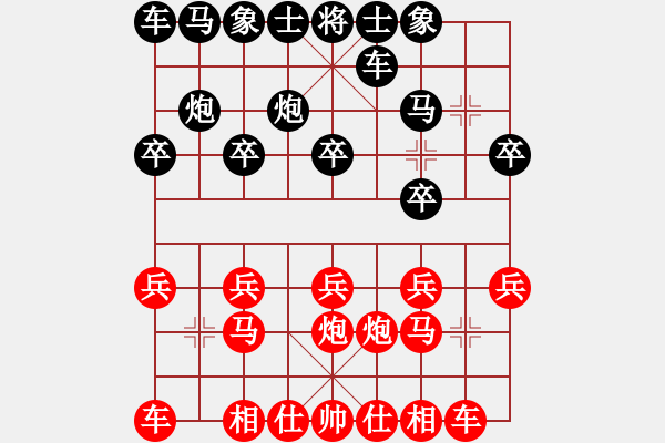 象棋棋譜圖片：周青先勝饒仁衛(wèi)-撫州市2019年度最佳對局 - 步數(shù)：10 