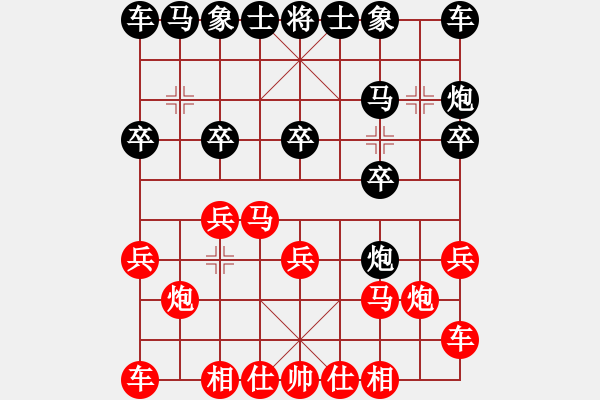 象棋棋譜圖片：辣手棋王(2段)-負(fù)-名劍之棋手(2段) - 步數(shù)：10 