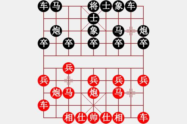 象棋棋譜圖片：東北稱雄(6段)-負(fù)-無悔(8段) - 步數(shù)：10 