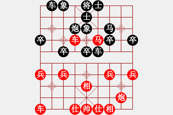 象棋棋譜圖片：順炮士角炮１ - 步數(shù)：17 