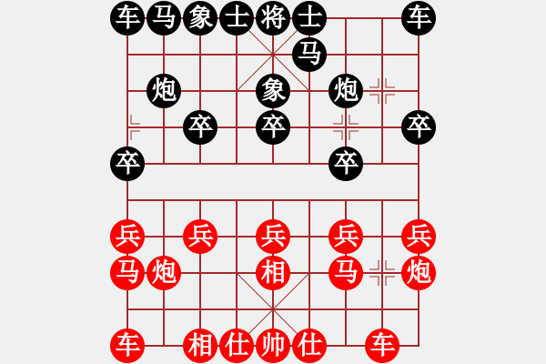 象棋棋譜圖片：woshijianr(2段)-負-鐵騎踏雪(9級) - 步數(shù)：10 