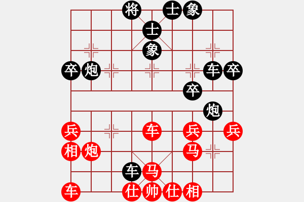 象棋棋譜圖片：ljfzf(9級)-勝-阿瓜(9級) - 步數(shù)：40 