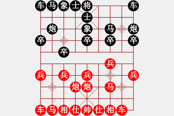 象棋棋譜圖片：君臨天下778899[紅] -VS- 香水兔[黑] - 步數(shù)：10 