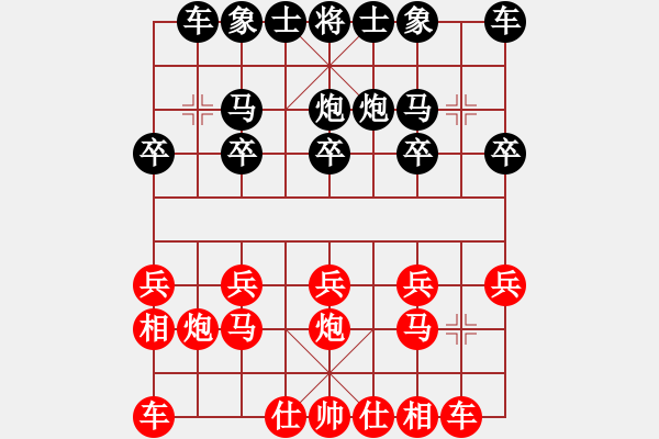 象棋棋谱图片：loveee(6段)-胜-神奇花藤(6段) - 步数：10 