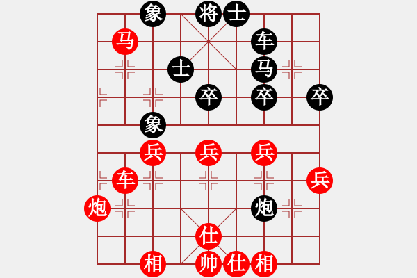 象棋棋譜圖片：起馬轉(zhuǎn)中炮對(duì)黑右士角炮（旋風(fēng)V7.0先勝巫師業(yè)余級(jí)） - 步數(shù)：60 