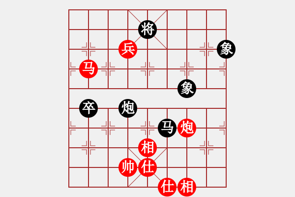 象棋棋譜圖片：十月雪(1段)-和-老年(2段)中炮對(duì)反宮馬后補(bǔ)左馬 - 步數(shù)：120 