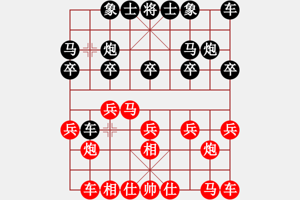 象棋棋譜圖片：星晨[982831003] -VS- 英德棋 - 步數(shù)：10 