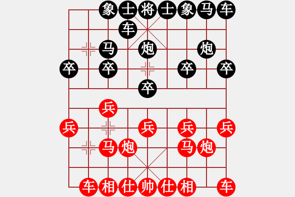 象棋棋譜圖片：專家[454511281] -VS- 橫才俊儒[292832991] - 步數(shù)：10 