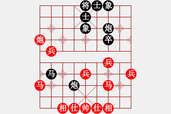 象棋棋譜圖片：意外的勝利(3段)-勝-祝姥姥長壽(3段) - 步數(shù)：40 