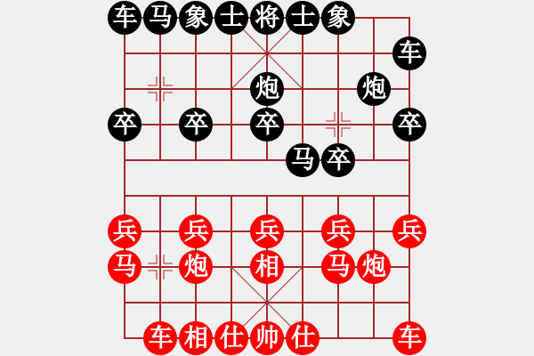 象棋棋譜圖片：蠻眾[487738481] -VS- 一笑而過(guò)[774025820] - 步數(shù)：10 