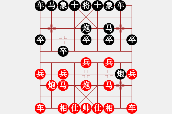 象棋棋譜圖片：不游泳的魚(日帥)-負(fù)-晟珍明(月將)中炮不進(jìn)三兵對(duì)左炮封車轉(zhuǎn)列炮 - 步數(shù)：10 